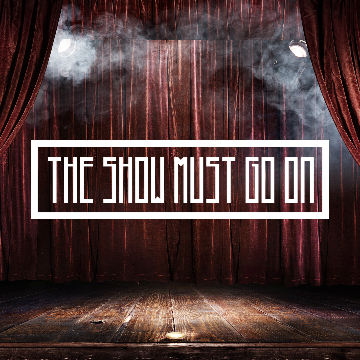 Twitter feed for 'THE SHOW MUST GO ON', dedicated to the Theatre and Film industry to share online performances and screenings during the Covid-19 outbreak.