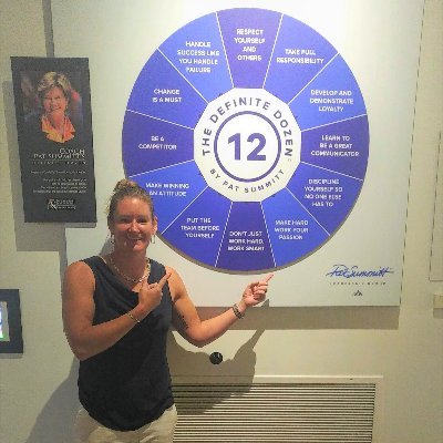 Vice President of Business Development- Athletics
Pat Summitt Leadership Group
Leadership Training for athletes and coaches using the Definite Dozen