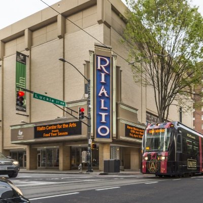 #Downtown #Atlanta home of the Rialto Series: dance, visual art, film and music -- jazz and global!  We are also the venue for a wide variety of Atlanta events.