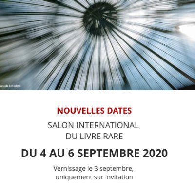 Plus grand salon mondial du livre rare qui se tient chaque année au Grand Palais
RDV du 4 au 6 septembre 2020