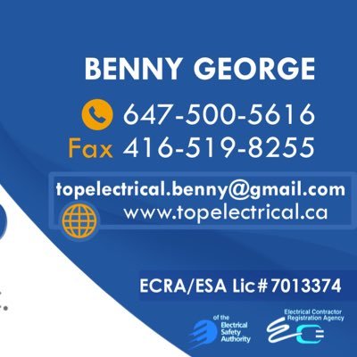 ElectricalTop's profile picture. Electrical Contractor serving around GTA (Toronto)