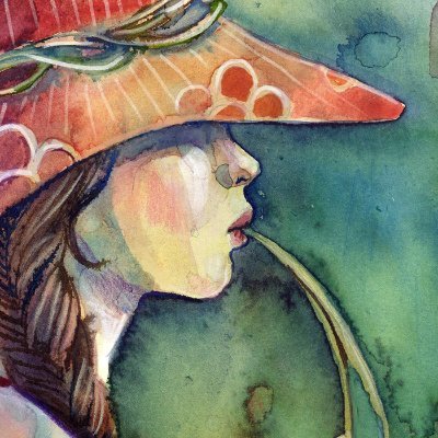 Freelance illustrator, watercolors lover, computer graphic geek, gardens and cottagecore freak