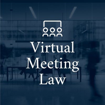 Information for Legal and Compliant Virtual Business Meetings  https://t.co/Kl1Ysons1P