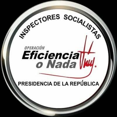 CUERPO DE INSPECTORES SOCIALISTA de la Presidencia (CISP) en Táchira. Contra la corrupción y el burocratismo. Nuestro destino es TRIUNFAR!