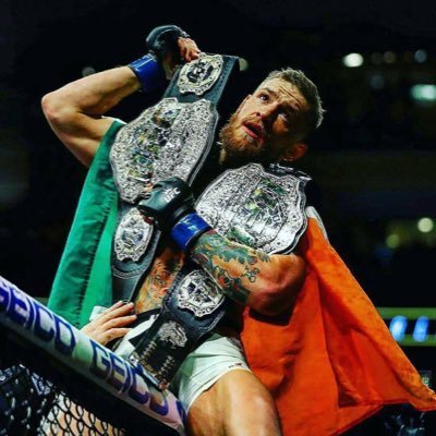 Two divisions UFC World Champion. Two divisions Cage Worrios World champion. Making history EVERYDAY # NOTORIOUS # EIRE