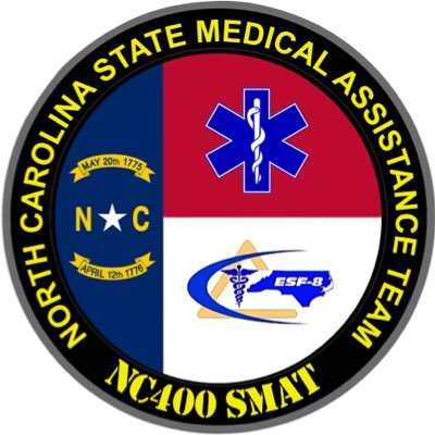 NC400 State Medical Assistance Team (SMAT) is one of eight disaster medical response teams across NC that support the State Medical Response System.