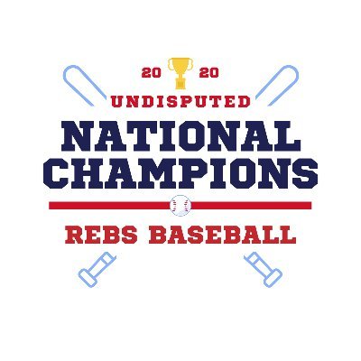 REBS BSB IS YOUR 2020 UNDISPUTED NATIONAL CHAMPS! National Champs shirts in link ⬇️ 

Not associated w/ UM Athlethics.