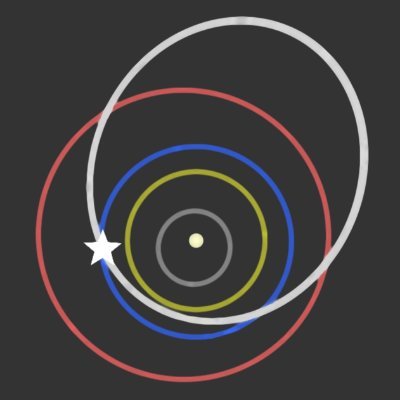 flybyneo's profile picture. Keep track of our neighbours as they fly by.
Created for @SchoolsObs using data from @NASAJPL
Disclaimer: Estimates only, does not include unknown NEOs (!)