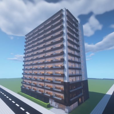 9750h No Twitter Minecraft マイクラ Minecraft建築コミュ 住宅街の写真を参考にして一軒家を 作ってみました