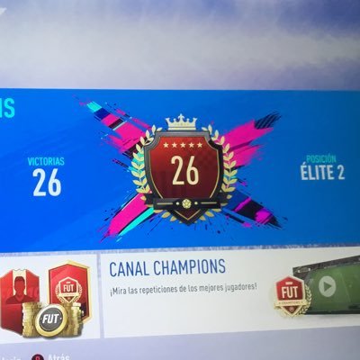 TOP 27 del mundo en el FUT Champions menos importante del FIFA 19.
TOP 27 of the world on the least important FUT Champions on FIFA 19