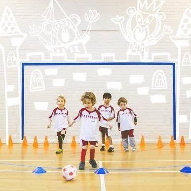 Approved football training for children from the age of 18 months to 7 years old.