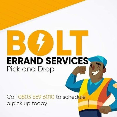 We are a pick and drop service designed to meet the needs of small businesses and everyday people at very friendly rates
🚴🚴🚴
Within Lagos
08035696010
