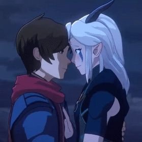 I'm a moon shadow assassin who has not taken a life. I will help Callum and ezran return Zym to his mother and stop this war. Girlfriend of Callum ❤💜
