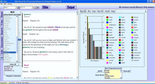 eblesssoftware's profile picture. A software designed in Visual Basic using Bible database, See Words pair /repeat automatically, charts and solve your problems .