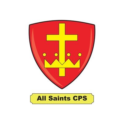 All Saints Catholic Primary School. Here to promote the Catholic values of caring, sharing and loving in our school, community, and beyond.  🙏