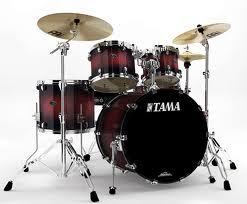 Budding young drummer