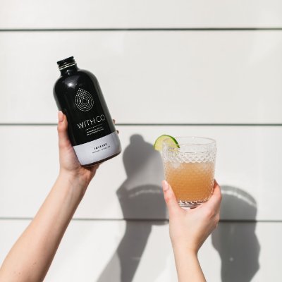 At WithCo, we batch fresh ingredient cocktail mixers and ship them straight to your doorstep.  
WE PREP + YOU POUR  -- Shop Now. Sip Tomorrow.