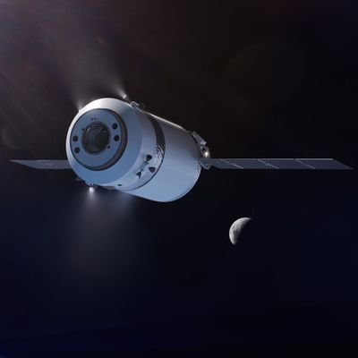 @SpaceX's sentient vehicle to bring things to the Lunar Gateway. #DragonXL (Parody)