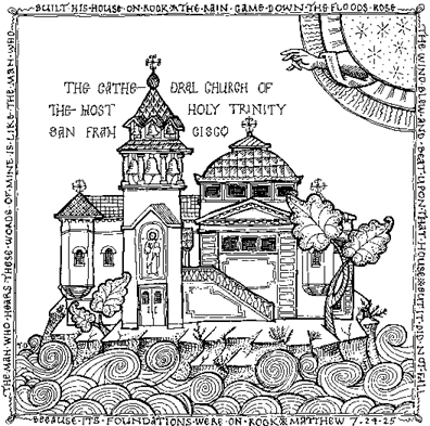 HolyTrinitySF's profile picture. We are a warm community gathering to praise God and grow in faith and life for 150+ years. 1520 Green @ Van Ness, San Francisco. Services in English. Welcome!