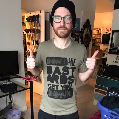 AndyStricklen's profile picture. idk all I do is play guitar and scream about anonymous people online