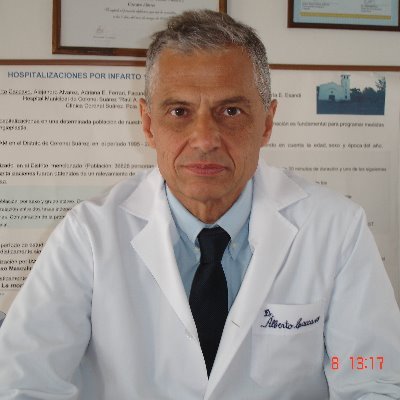 Médico Hospital Municipal de Cnel. Suárez Especialista consultor en Cardiología Prof. Adjunto de Medicina Miembro Titular SAC Vicepresidente 2° SAC - 2015