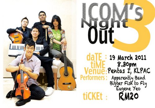 icomsNightOut's profile picture. Showcasing Creative Music Talent from the Students at The International College of Music. ps: WE'RE A SHOW :D !!!