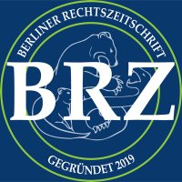 Berliner Rechtszeitschrift (@brz_redaktion) 's Twitter Profile Photo