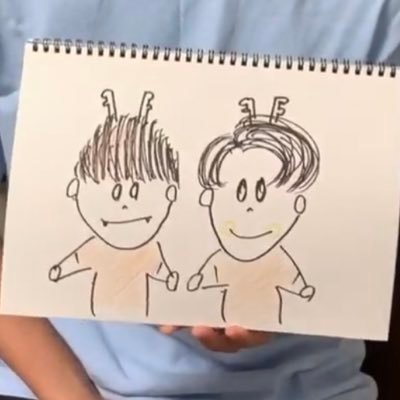 べえち めちゃめちゃシンプルに來良くんのイラストのグリップトックも作った 佐藤來良