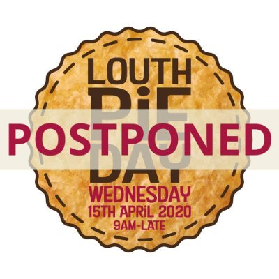 We'll be back sooner or later to celebrate all things Pie! Postponed for now, but watch this space! #LouthPieDay https://t.co/BnTV5FeSeH