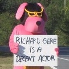 I take pictures of clouds while I drive. I don't think Richard Gere is a decent actor, but I'm giving the pink dog a forum because he's making an effort.
