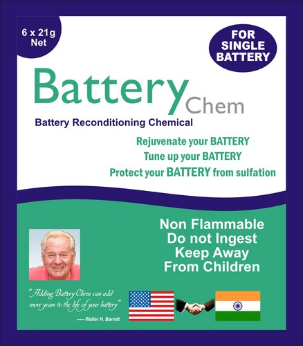 I can make you rich with no investment.  Please contact me.
We invent and sell battery reconditioning chemicals and methods. 
 All training is free.