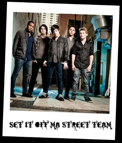 Set It Off's Massachusetts Street Team.