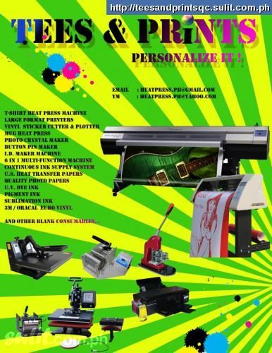 teesandprints88's profile picture. Start Your Own Digital Heat Press Printing Business in the Philippines.

T-shirt Heat Press Machines
Cuyi Sticker Cutter and Plotter