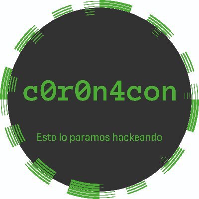 Corona Conference - Evento de seguridad informática benéfico -  11, 12 y 13 de diciembre - https://t.co/dyPlG4EmRn  Contacto: info@c0r0n4con.com