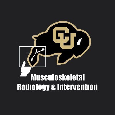 Official Twitter of the University of Colorado Musculoskeletal Radiology & Intervention Section; Anschutz Medical Campus #mskrad