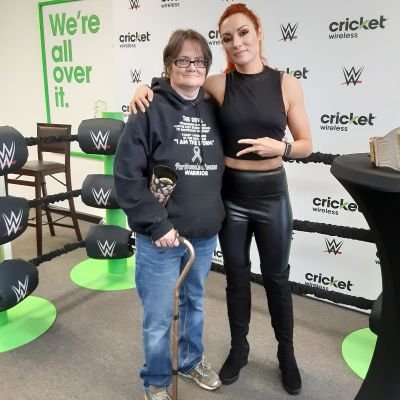 I am 49 living with Parkinson's disease  I made my dreams come true I seen Becky lynch at the cricket wireless store in Nashville Tennessee