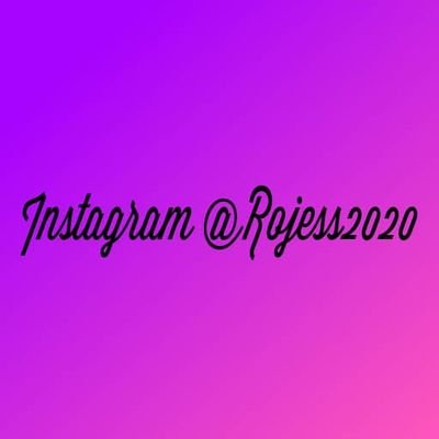 @Rojess2020