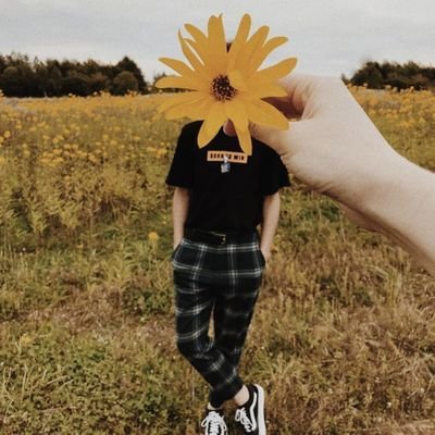 LittleSun_flowe's profile picture. ×But I'm a sunflower, a little funny
If I were a rose, maybe you'd want me×
❗️edtwt❗️under 16 yo dnf ❗️❗️❗️