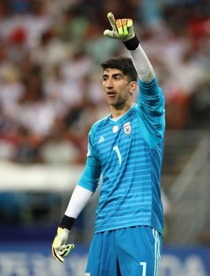 Iran National goalkeeper 
@TeamMelliIran
@persepolisfc