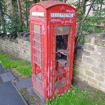 just an old phone box