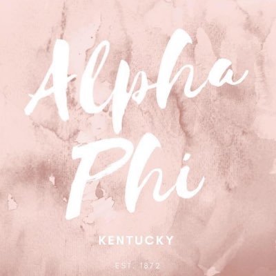 The Iota Nu chapter of ΑΦ | University of Kentucky | Union Hand in Hand