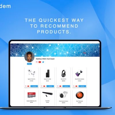 tandemiq's profile picture. Easiest way recommend products to your followers! https://t.co/uUyovSRUWB