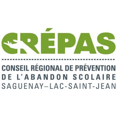 Conseil régional de prévention de l'abandon scolaire du Saguenay-Lac-Saint-Jean. Le CRÉPAS a pour mission de prévenir l'#AbandonScolaire chez les jeunes #saglac