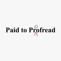 Paid to Proofread (@paidread) 's Twitter Profile