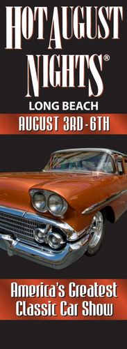 “Hot August Nights” celebrates America’s love affair with the classic cars & music of the 50’s & 60’s.