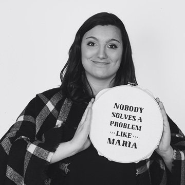 Design person. Creating person. Person person.
#nobodysolvesaproblemlikemaria