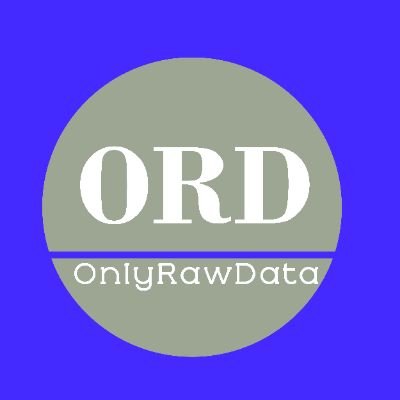 onlyrawdata's profile picture. RawDataOnly. Let the data speak to those who want to listen...