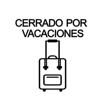 Cerrado por vacaciones