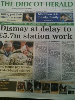 Daily news from The Didcot Herald in Didcot, Oxfordshire, UK