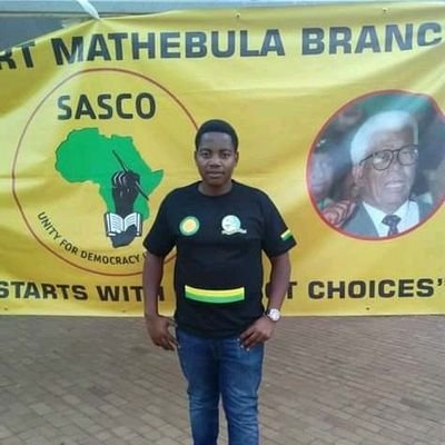 MduduziNgobeni2's profile picture. Public Speaker, Public Servant. UL SASCO LED SRC 2018/19 FoH Chairperson. SYDM 2018-Date Chairperson. 🖤💚💛